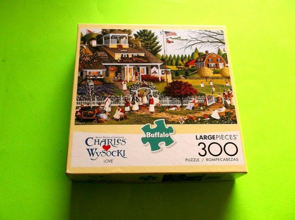 LOVE BY CHARLES WYSOCKI- 300 LARGE PIECES- COMPLETE- BUFFALO
