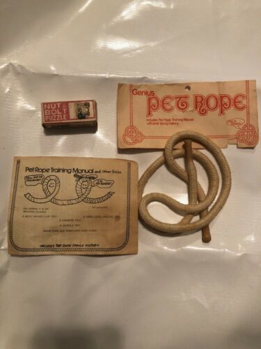 Nut And Bolt Puzzle Genius Pet Rope Vintage Toys