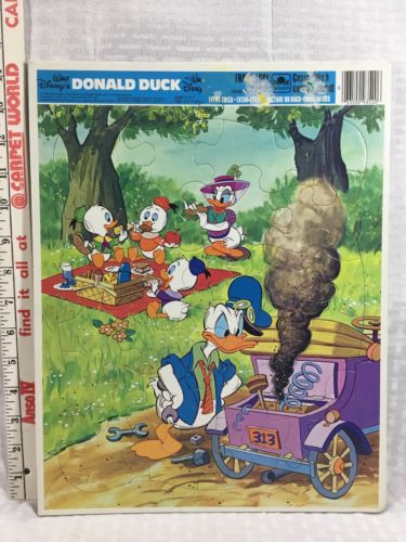 Walt Disney’s Vintage 1984 Walt Disney's Donald Duck Whitman Puzzle