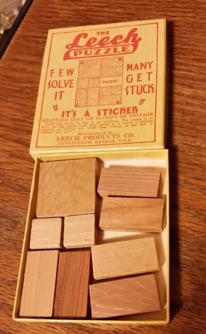 Vintage Leech Puzzle 