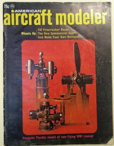 American Aircraft Modeler #09 pre-Model Aviation 1973 - Jan, Feb, Oct, Nov, Dec