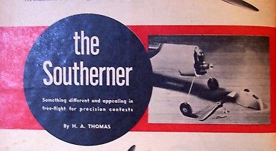 Air Trails SOUTHERNER PLAN + CONSTRUCTION ARTICLE for OT FF 46