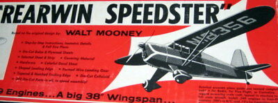 REARWIN SPEEDSTER PLAN + CONSTRUCTION ARTICLE for 35