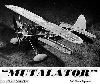 Model Airplane Plans (UC): Mutalator 36