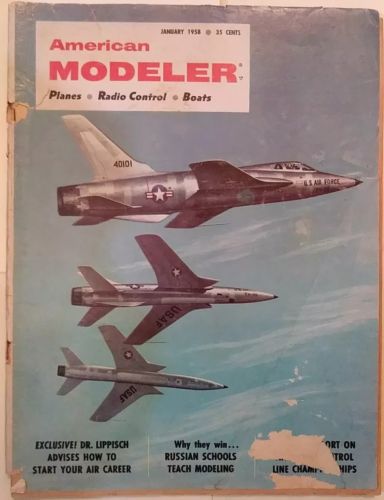 American Modeler #24 pre-Model Aviation 1958 January and June