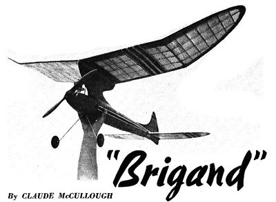 Model Airplane Plans (FF): Brigand OT Class C 64