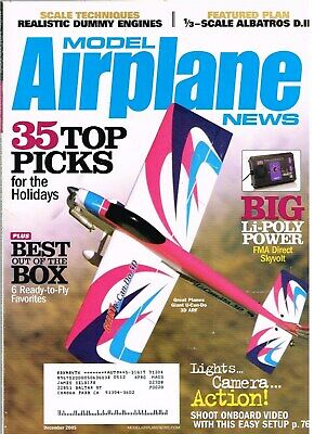 MODEL AIRPLANE NEWS Magazine December 2005 Albatross D.III Giant Scale