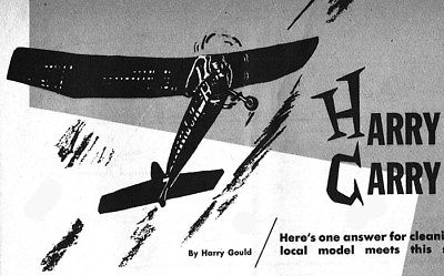Model Airplane Plans (FF): Harry Carry 64
