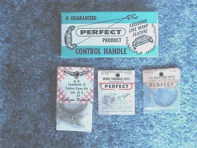 Pylon Brand&Perfect  U Control hardware NIP 1/2A UC Planes 4)Packs,leadout wire,