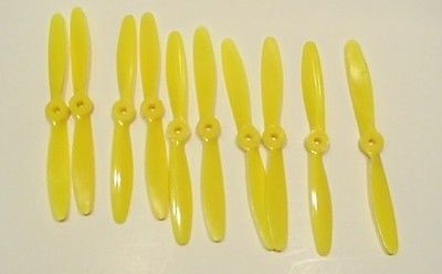 10 Model Airplane Engine Props 5 1/2 X 3 Reverse Pitch NEW