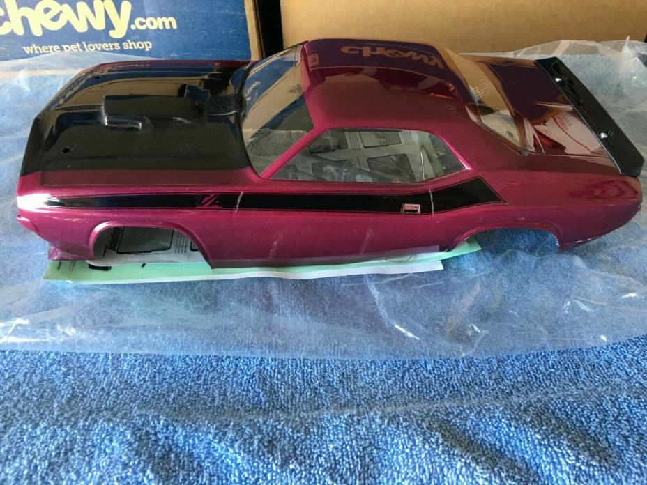 HPI 1970 CHALLENGER BODY Painted with a set VTA wheels & tires