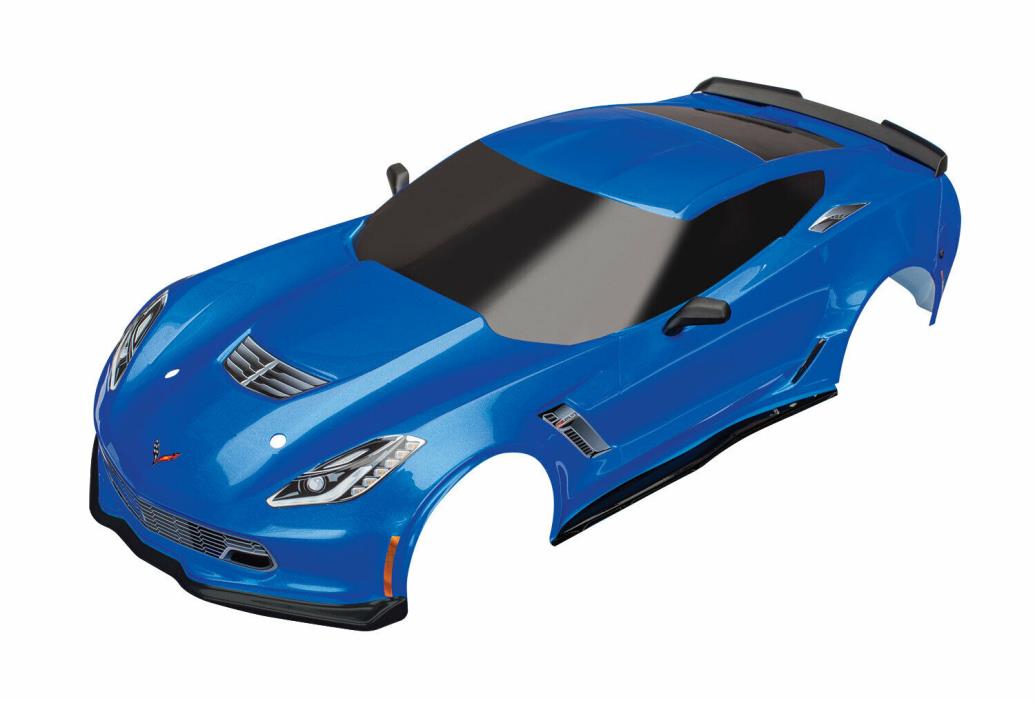 Traxxas Chevrolet Corvette Z06 4-Tec 2.0 1/10 Blue Body With Decals TRA8386X