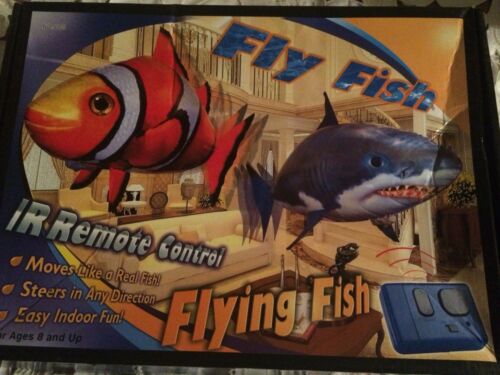 Remote Control Flying Fish Nemo Inflatable Air Swimmer Blimp Balloon Toy