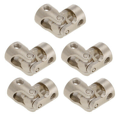 5* 4-6mm Stainless Steel Universal Joint Cardan Couplings for RC Toy D90 U1Y3