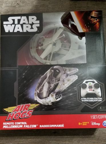 Air Hogs Star Wars Remote Control Millennium Falcon Quad Vehicle Ship Brand New