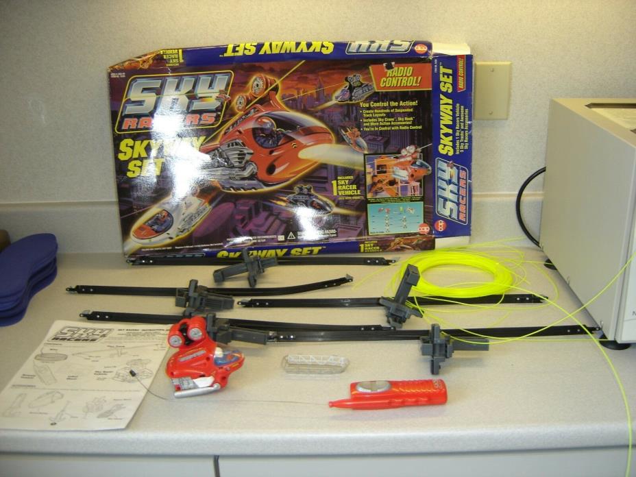 1996 Sky Racers Skyway Set Radio Remote Control and Box