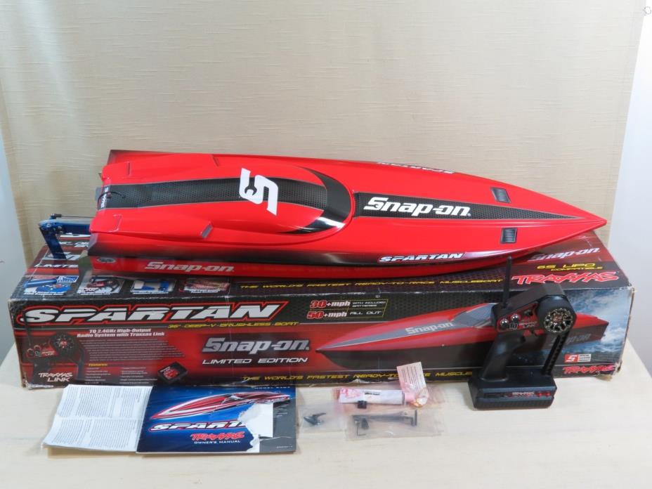 Traxxas Spartan Snap-On Limited Edition Brushless Electric Remote Control Boat