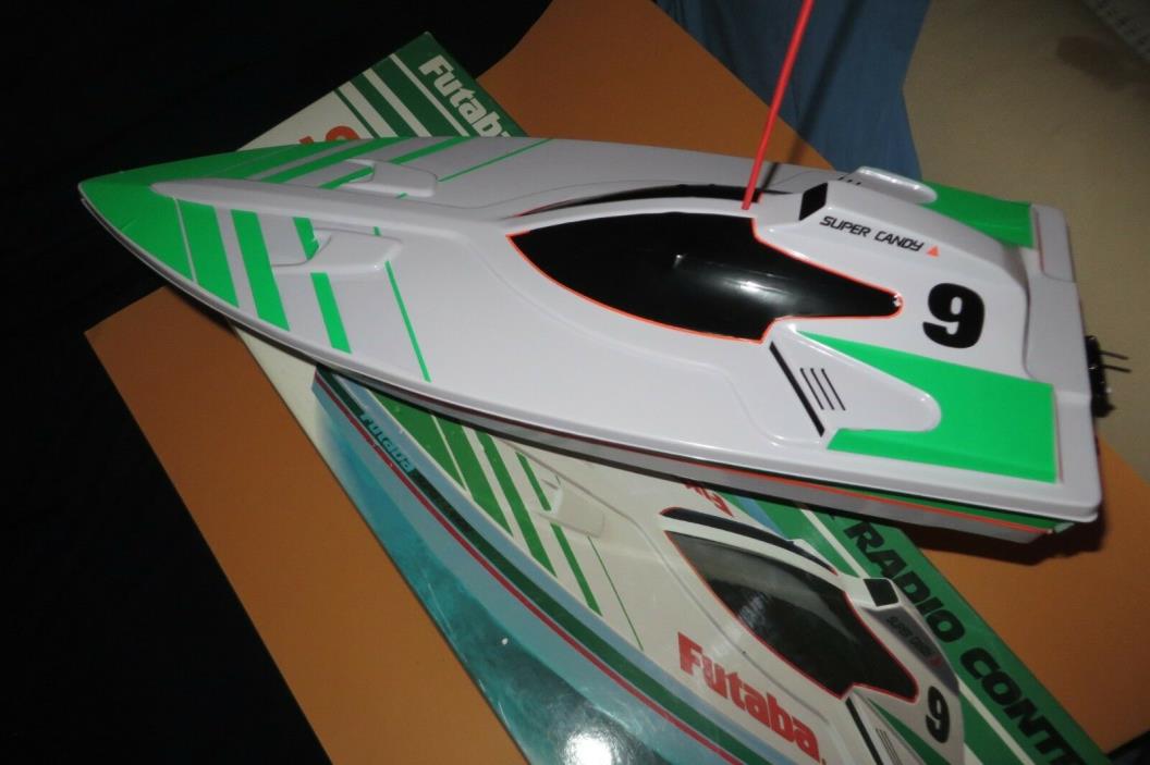 R/C Futaba Super Candy V Speed Boat 22.50 Inch hull - NEVER USED, NEW, MIB OOP