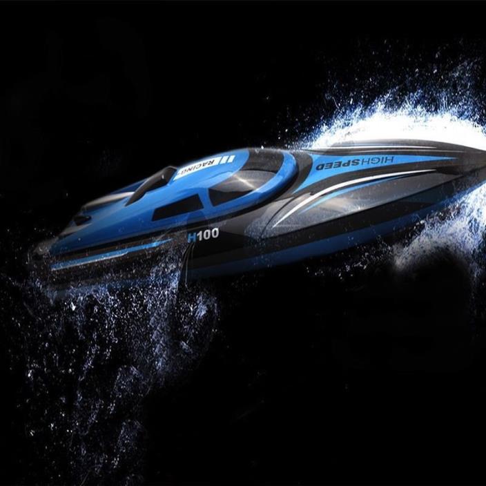 H100 2.4G 4CH RC High Speed Racing Boat 180° Flip Radio Controlled Electric Toy