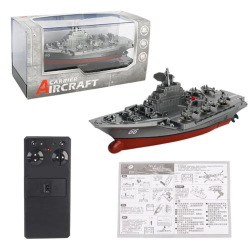 Mini RC Boat 2.4GHZ Remote Control RC Aircraft Carrier Toys Model Warships JN