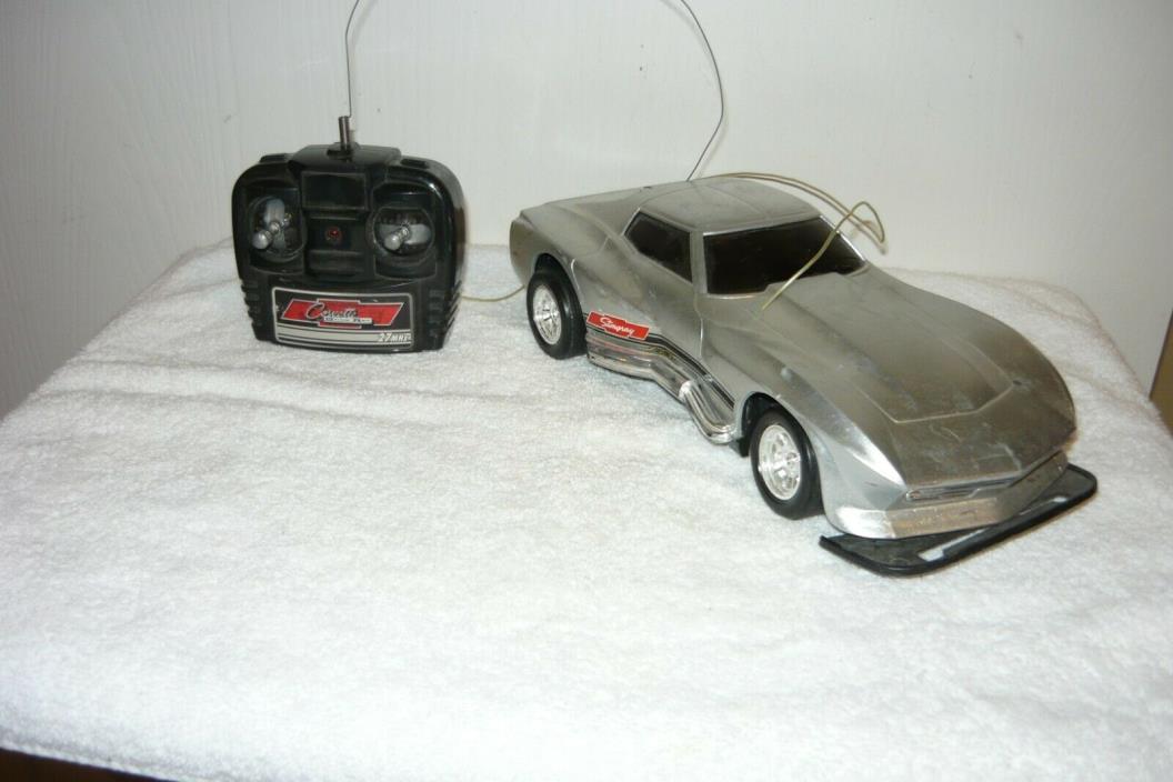 Rare  Vintage Radio Shack RC Toy Car Tandy 1:14 Corvette Stingray 6000924