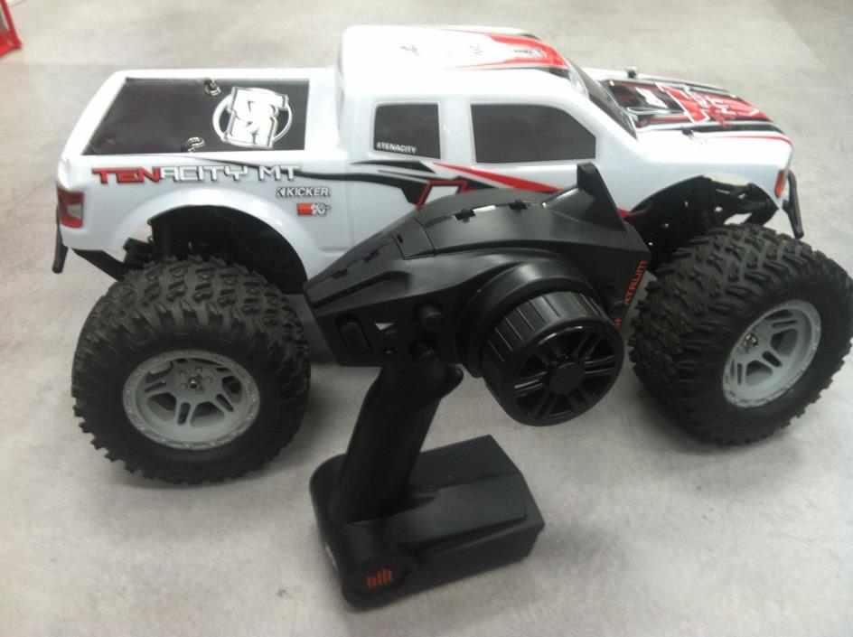 1/10 Tenacity 4WD RC Monster Truck Brushless RTR with AVC, White