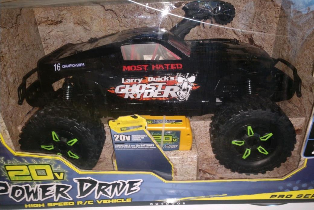 1/10 scale Ghost Ryder Monster Truck RC w/Custom Decal Kit & Alternate Body