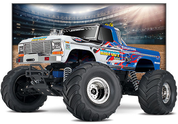 Traxxas Bigfoot Flame 1/10 Scale Monster Truck 36034-1