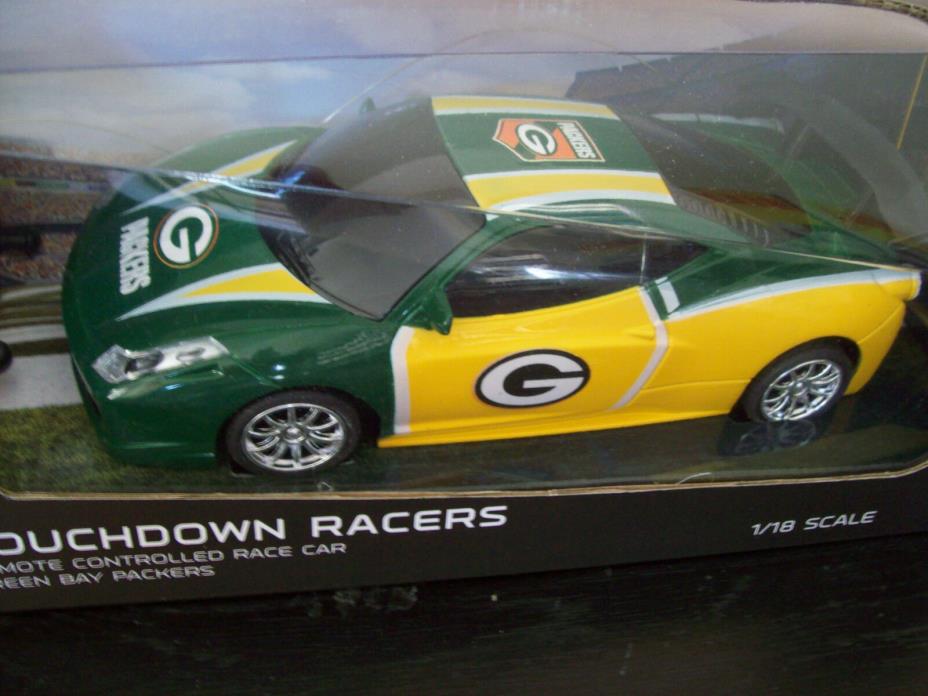 NFL Green Bay Packers Touchdown Racers Remote Controlled Race Car NEW 1:18