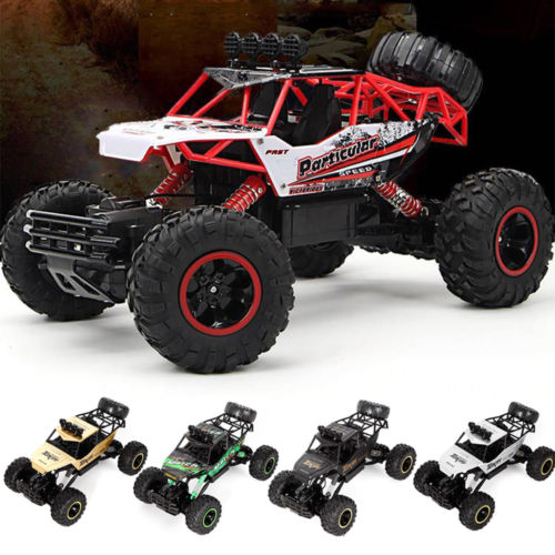 Rc Car 50M Control 1:12 Monster Truck Plastic&Electronic Elements Red/Green/Gold