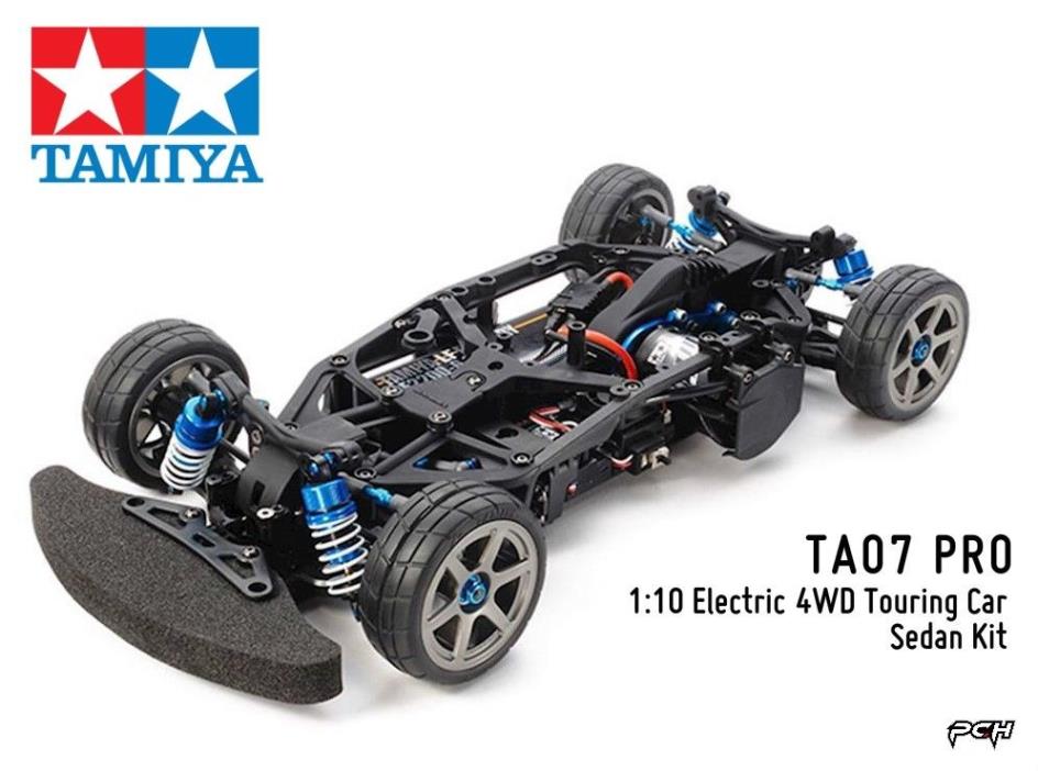 TAMIYA 1:10 TA07 PRO Electric 4WD Touring Car Sedan Kit TAM58636