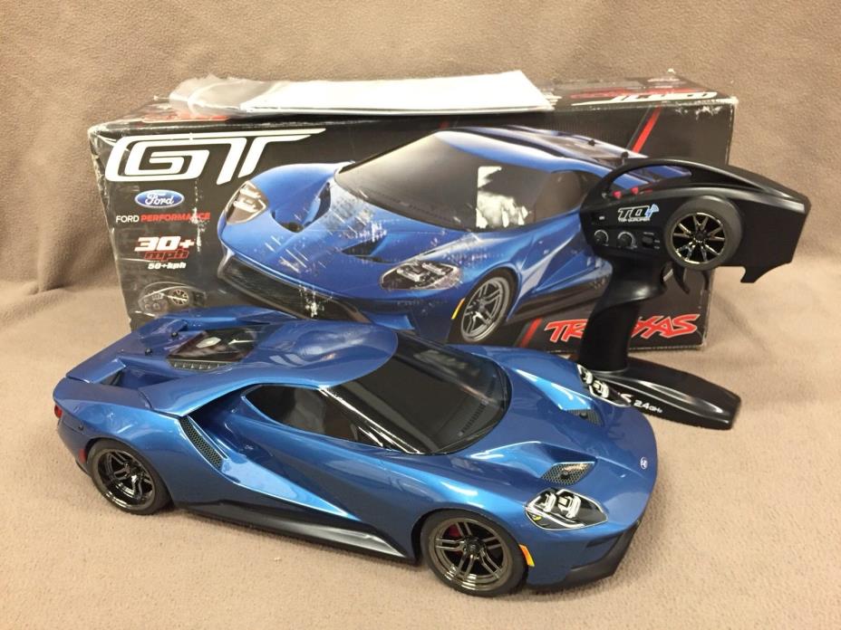 Traxxas Ford GT 4-TEC 2.0 AWD RTR, Clean, Blue, 1/10 scale, 83056-4 830564, 4x4