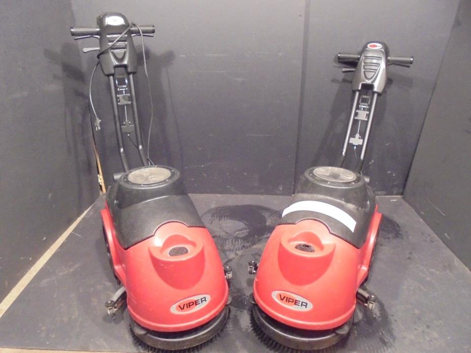 FLOOR SCRUBBER / VIPER 15B / CORDLESS >>>2 for $1750.00<<< BOTH TOGETHER $1750 !