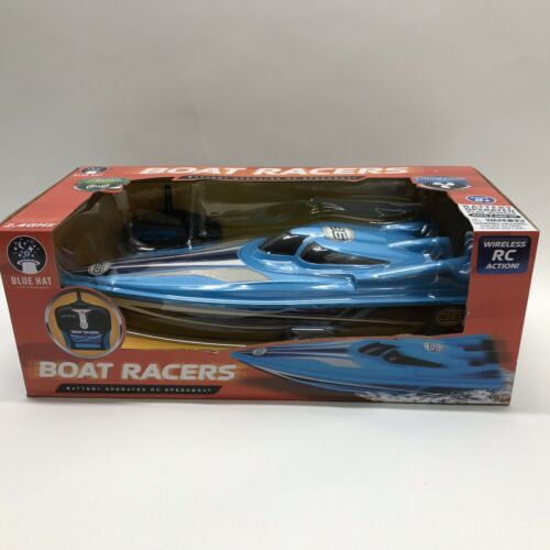 Blue Hat Toy Company Boat Racers Battery RC Speedboat