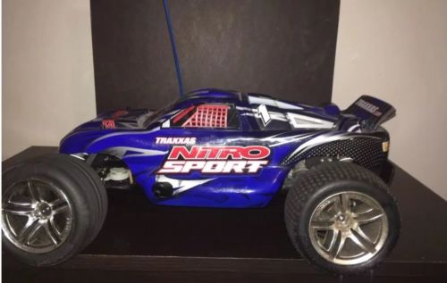 Traxxas Nitro Sport Rustler EZ Start W/ Flysky FS-GT3B RC !