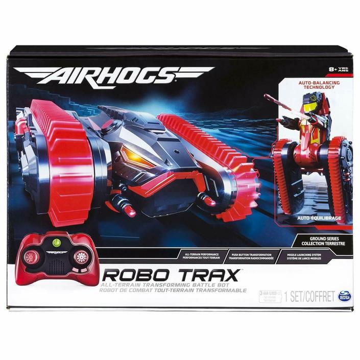 NEW Air Hogs Robo Trax All-Terrain Tank RC Vehicle With Robot Transformation