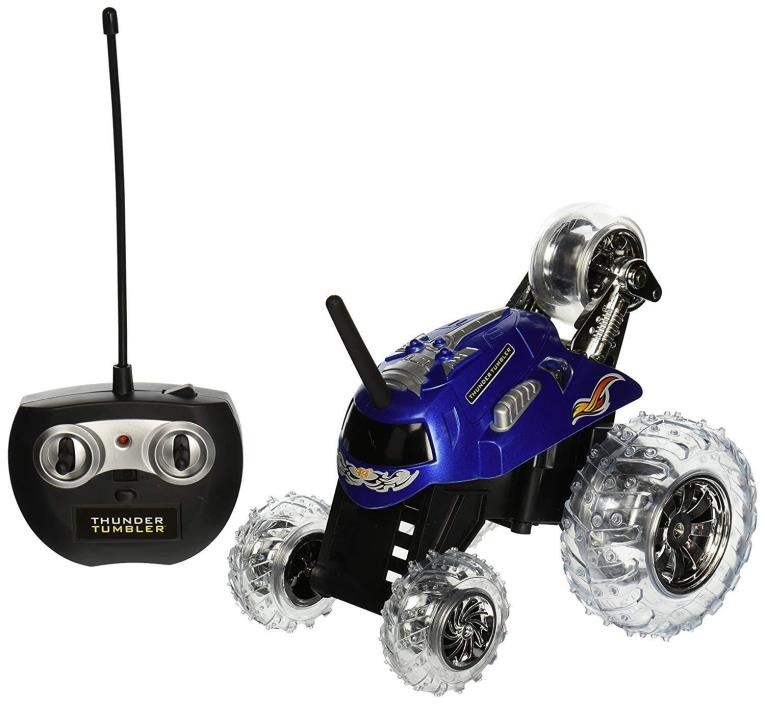 Thunder Tumbler 360 Degree Rally Car Vehicle Blue Hat Toys RC CONTROL Blue