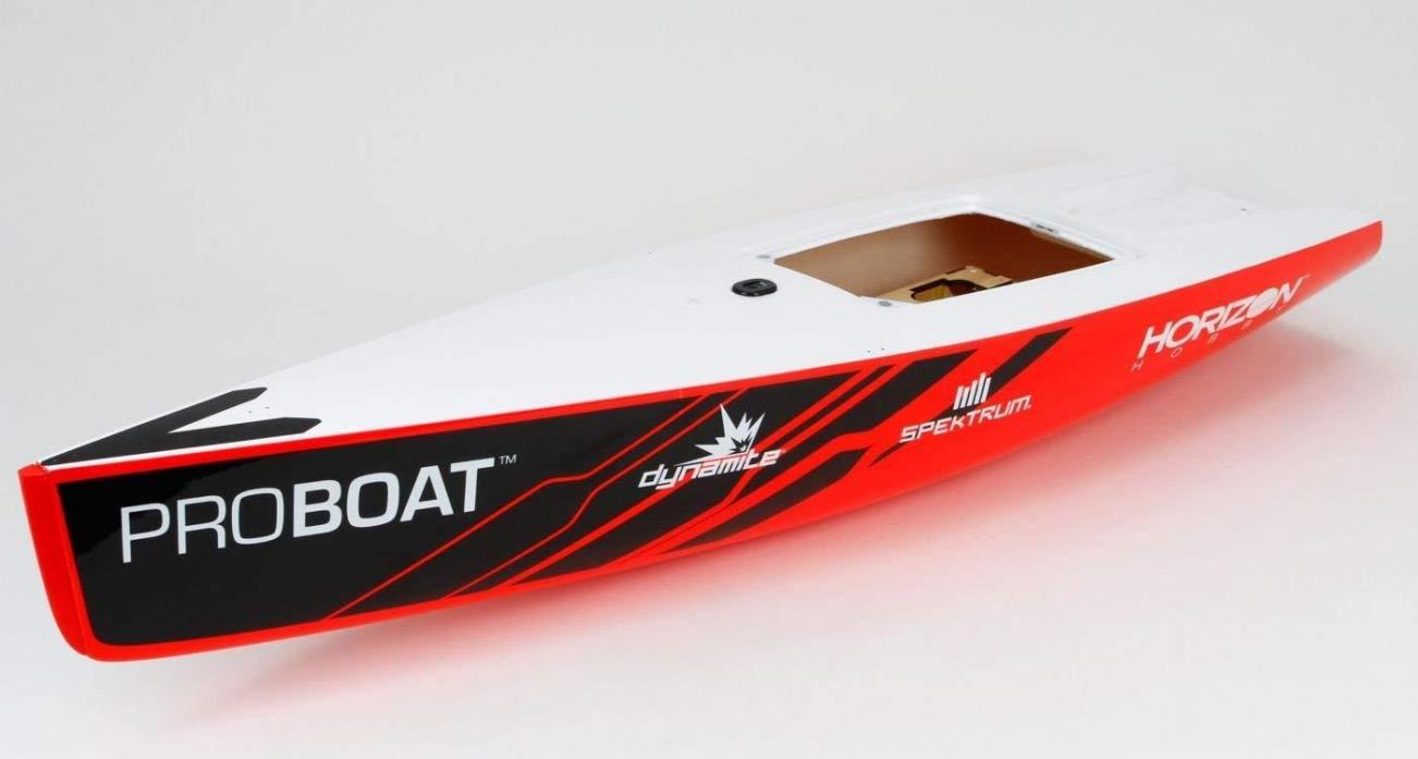 Pro Boat Ragazza 1 Meter Fiberglass Sailboat Hull Only PRB271000 Display Model