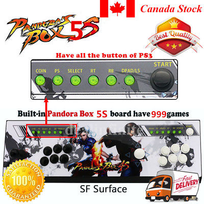 New 999 In1 Pandora Box 5S Arcade Game Console Video Fight Gaming Gamepad SF
