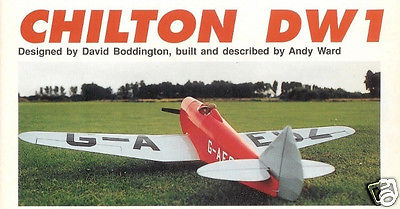 Model Airplane Plans (RC): Chilton DW-1 64