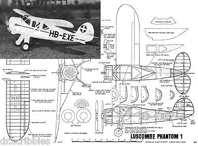 Model Airplane Plans 1/16 Scale 23