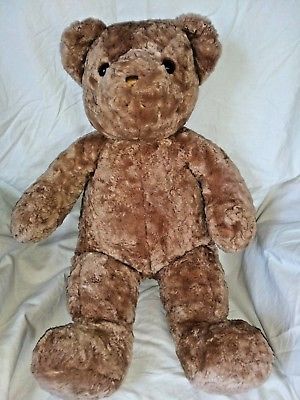 FAO Schwarz Fifth Avenue Large Brown Teddy Bear Plush Animal 24 inches Tall