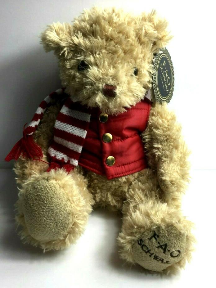 FAO SCHWARZ Plush Teddy Bear 2018 ANNIVERSARY Stuffed Animal Toy New With Tags