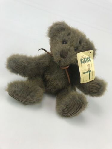 First & Main #1402 Minky Schminky Brown Plush Teddy Bear 8