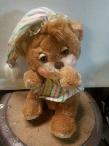 Vintage 1986 Fisher Price Teddy Beddy Bear Sleepy Time 15”  Plush