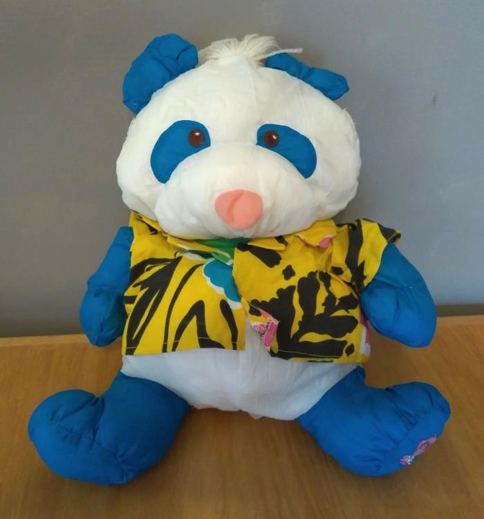 1987 Fisher Price Large Puffalump 'Wild Thing' Panda with Hawaiian shirt
