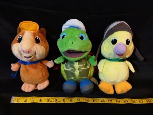 Lot of 3 Wonder Pets Plush Set Rare 9