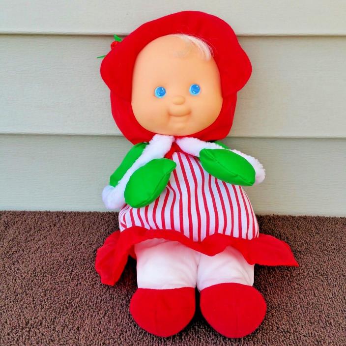 1992 Fisher Price Puffalump Kids Christmas Baby Doll Plush 12