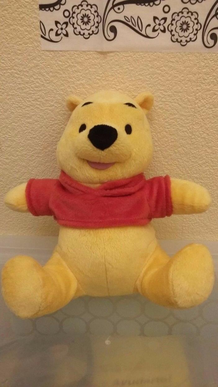 Fisher Price Pooh and Friends Pooh Bear 2001 Yellow Red Plush Stuffed Toy 10