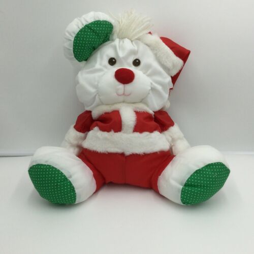 Fisher Price Mouse Puffalump Santa Plush Soft Toy 1991 Stuffed Christmas  8127